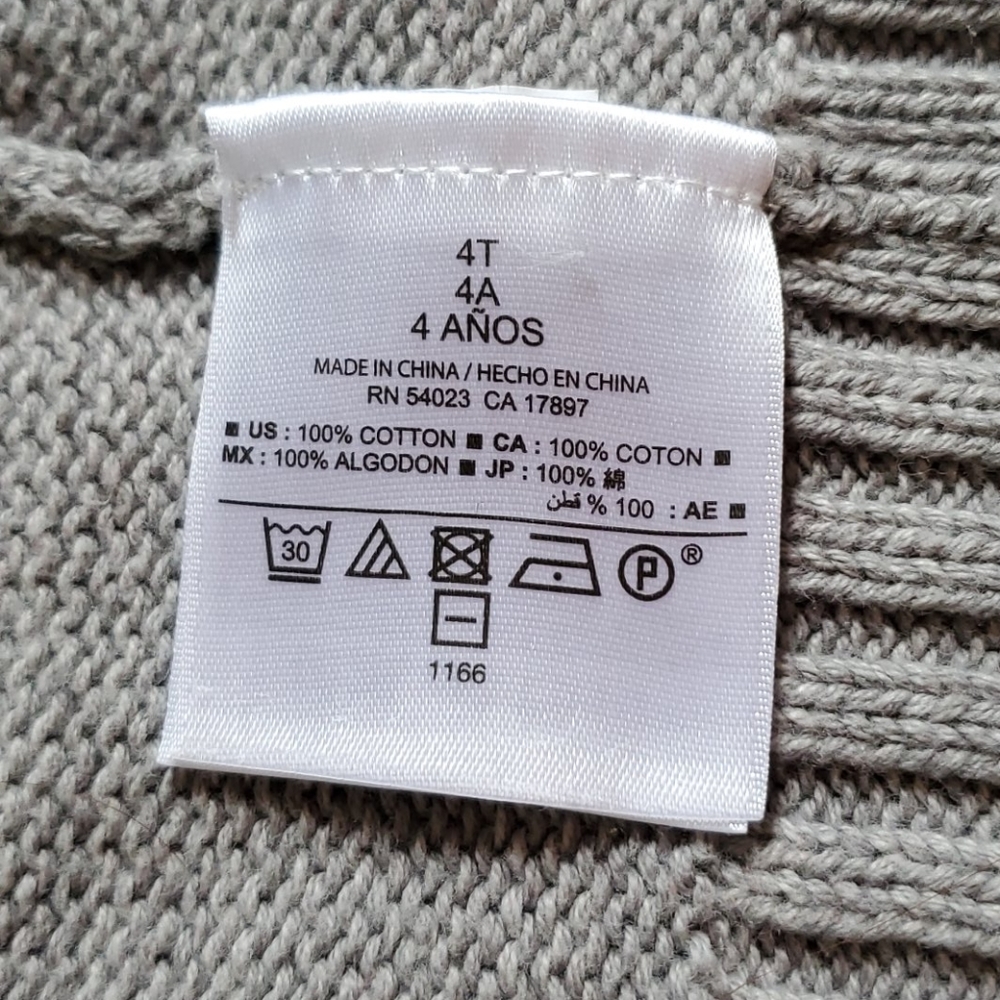 Toddler Full-Zip Two-Pocket Sweater 4T - Picture 6 of 7